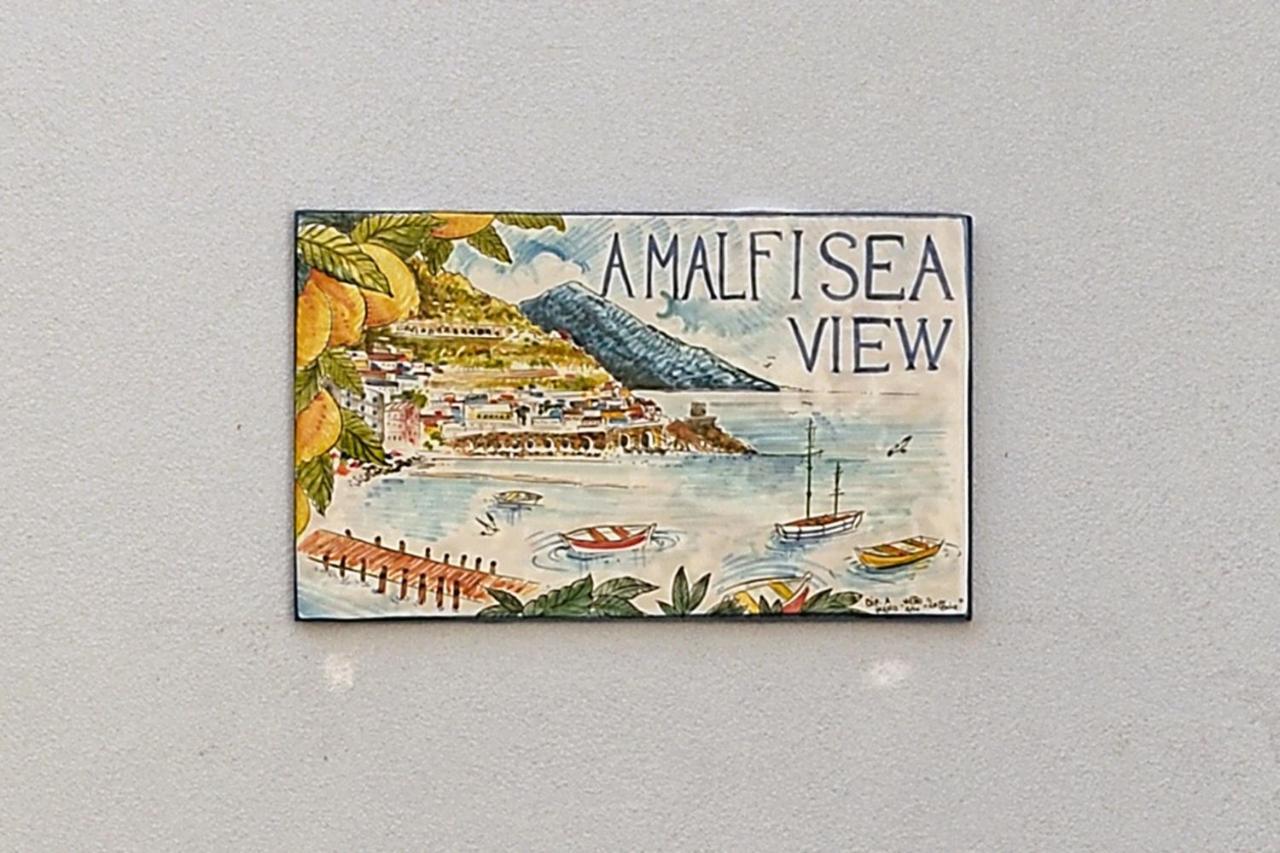 Вілла Amalfi Sea View Скала Екстер'єр фото